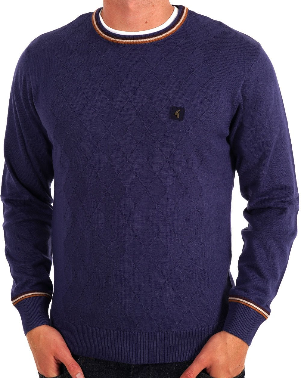 Gabicci Vintage Marlon Strickpullover Sturmblau