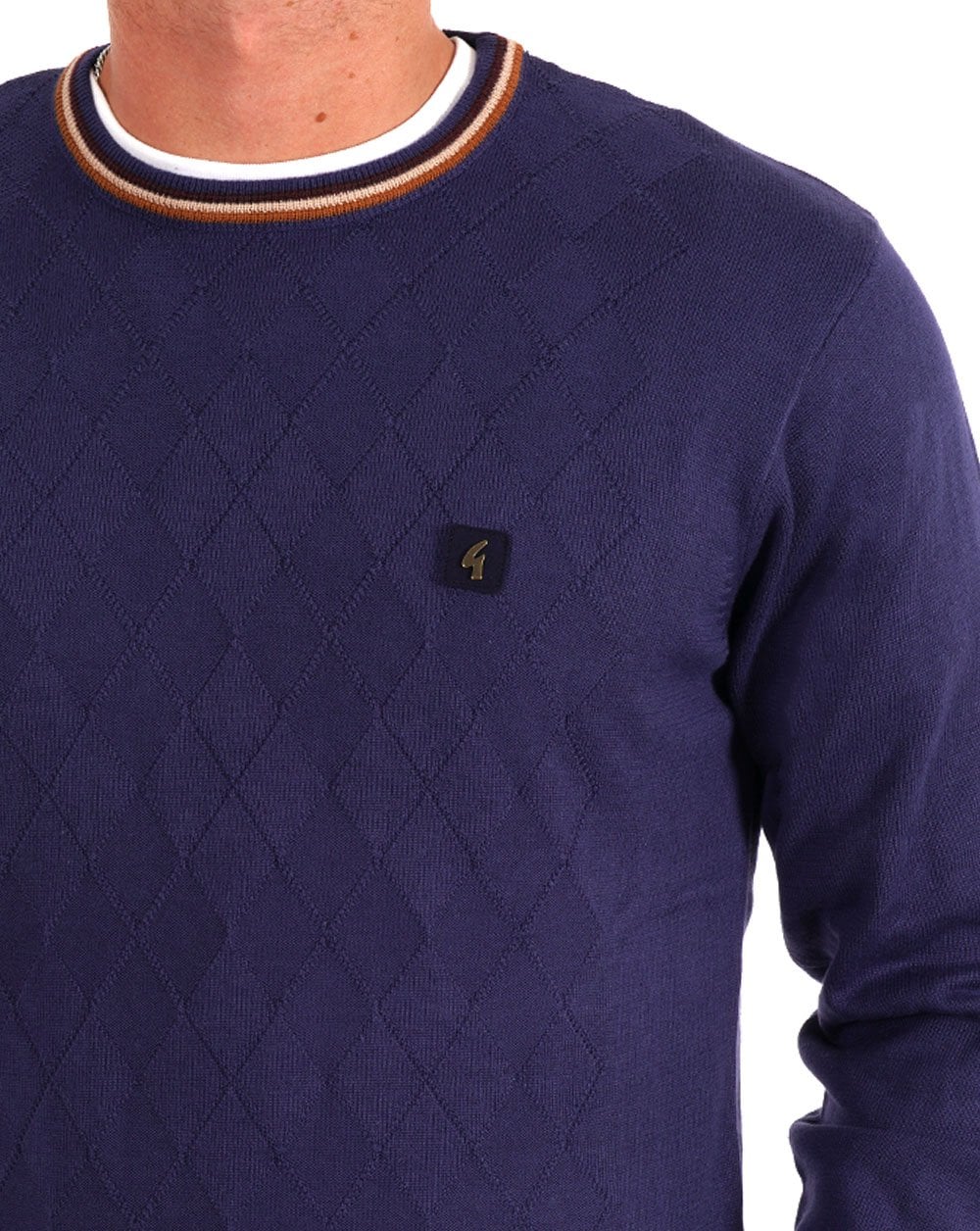 Gabicci Vintage Marlon Strickpullover Sturmblau
