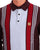 Gabicci Vintage Searle LS Knitted Polo Claret Sky