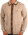 Gabicci Vintage Humphrey LS Knitted Polo Light Sand
