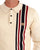 Gabicci Vintage Soda Knit LS Polo Cream