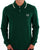 Sergio Tacchini Tipped Long Sleeve Polo Shirt Rainforest Green