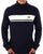 Sergio Tacchini Masters Roll Neck Knit Navy / Ecru