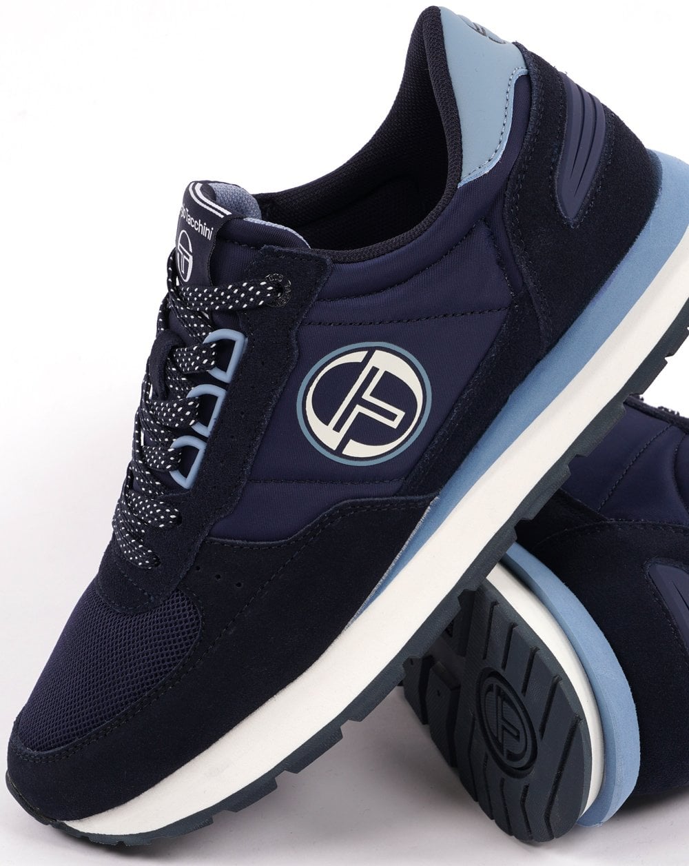 Sergio Tacchini Venezia Trainer Marineblau/Blau/Gebrochenes Weiß