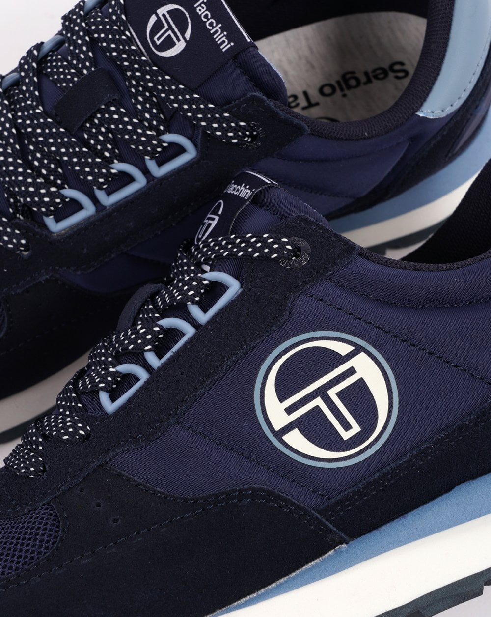 Sergio Tacchini Venezia Trainer Marineblau/Blau/Gebrochenes Weiß