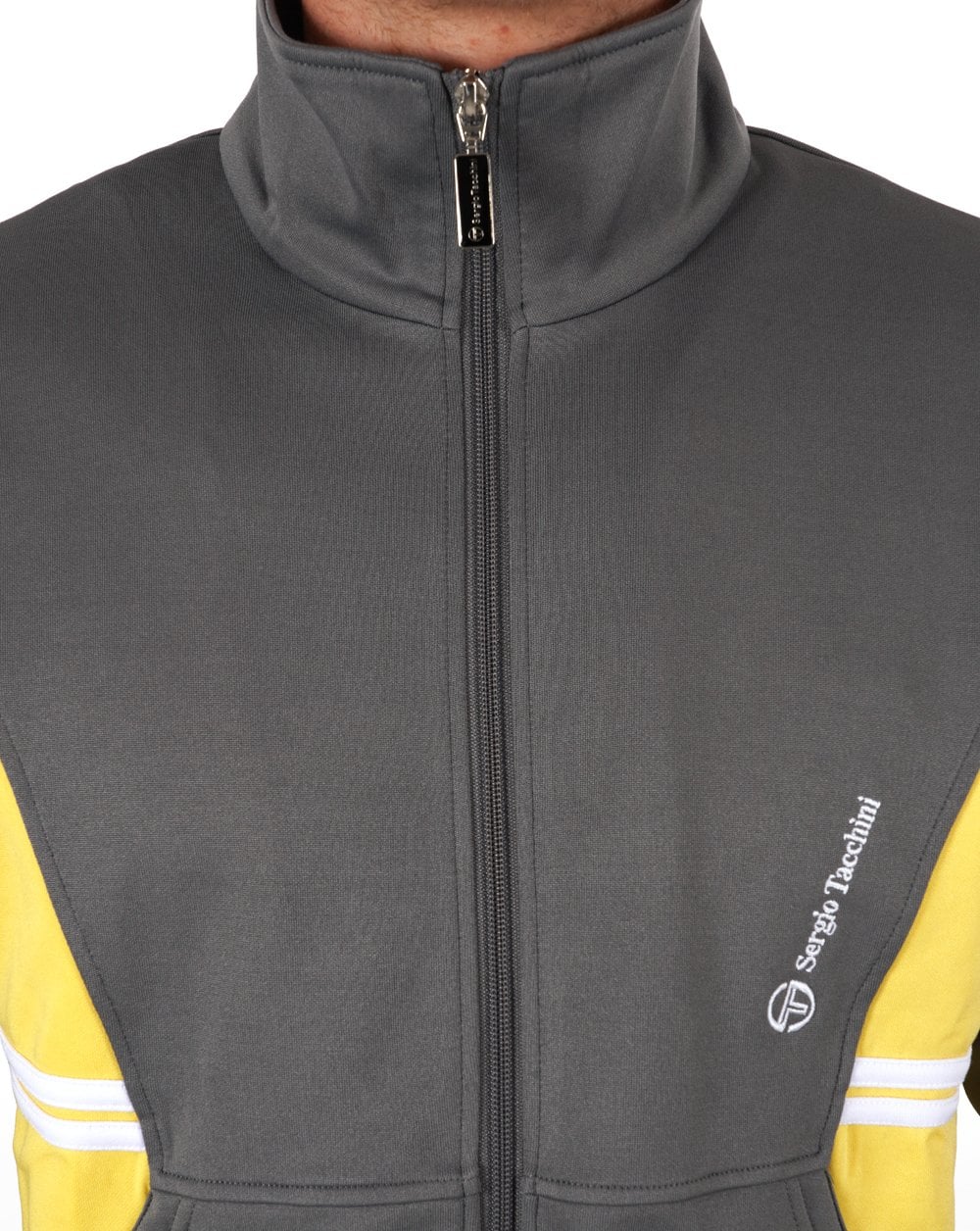 Sergio Tacchini Blow Trainingsjacke Grau Gelb