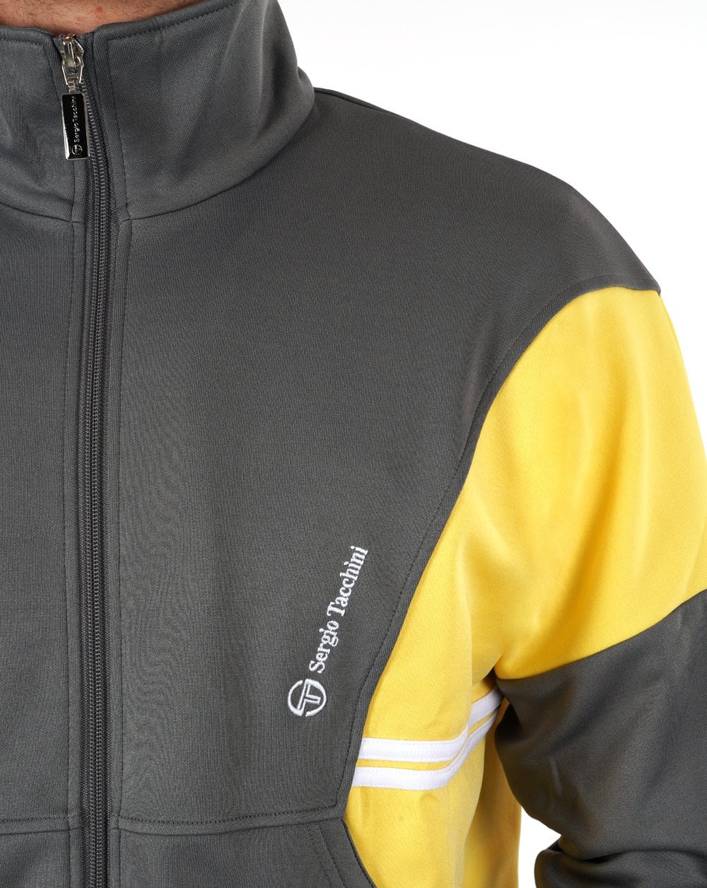 Sergio Tacchini Blow Trainingsjacke Grau Gelb