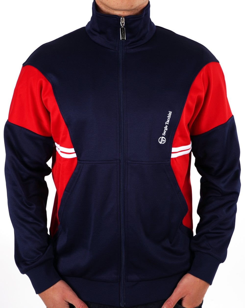 Sergio Tacchini Blow Trainingsjacke Marineblau/Rot
