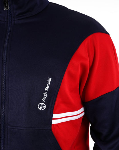 Sergio Tacchini Blow Trainingsjacke Marineblau/Rot