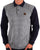 Trojan Houndstooth Long Sleeve Polo Navy