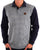 Trojan Houndstooth Long Sleeve Polo Navy