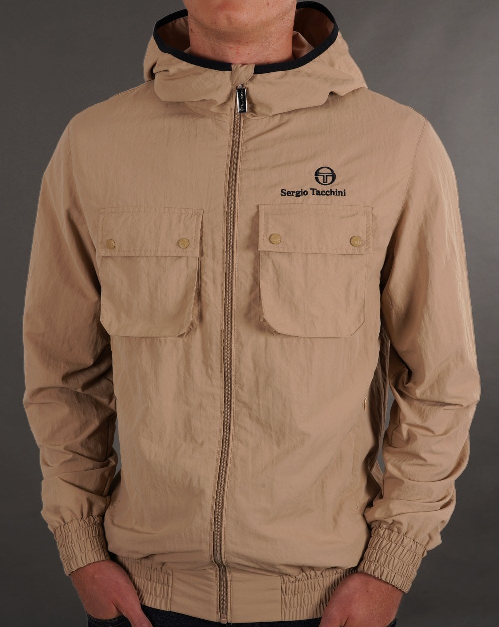 Sergio Tacchini Terrace Pocket Jacke Warm Sand