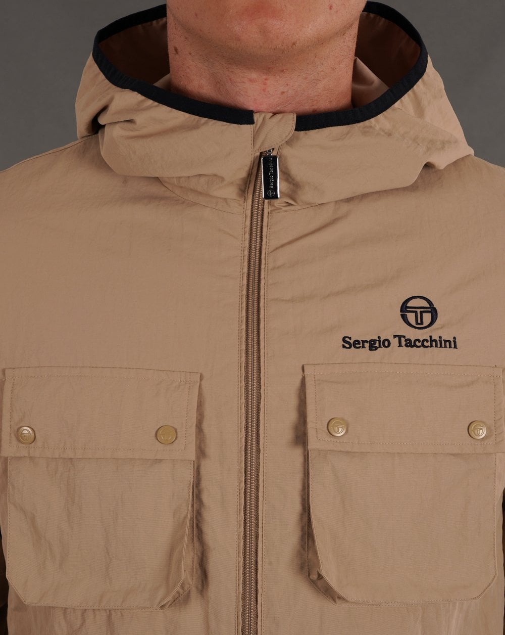 Sergio Tacchini Terrace Pocket Jacke Warm Sand