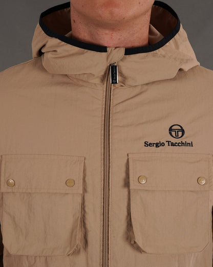 Sergio Tacchini Terrace Pocket Jacke Warm Sand