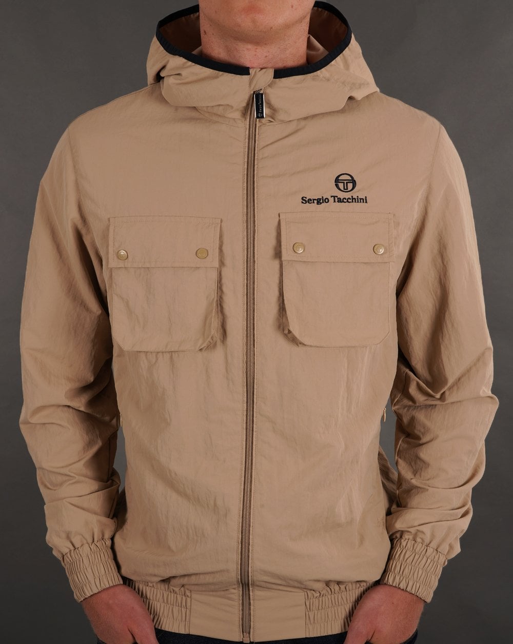 Sergio Tacchini Terrace Pocket Jacke Warm Sand
