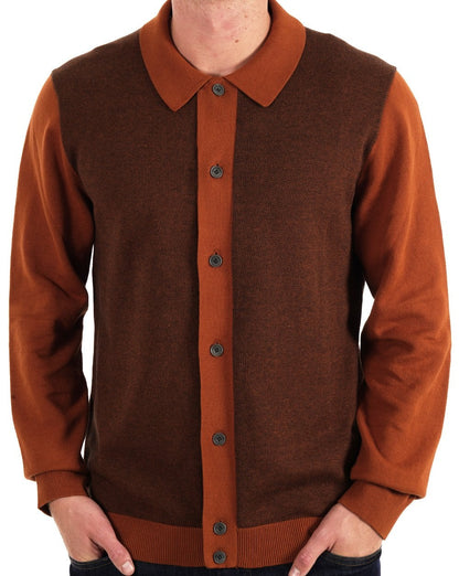 Pretty Green Roxy Strickshirt Orange