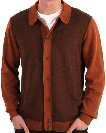 Pretty Green Roxy Strickshirt Orange