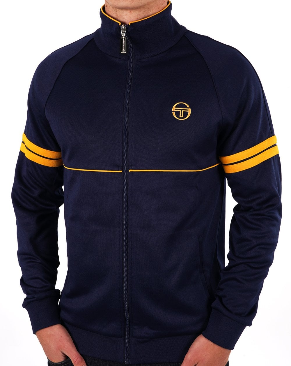Sergio Tacchini Star Track Top Marineblau Altgold