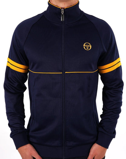 Sergio Tacchini Star Track Top Marineblau Altgold