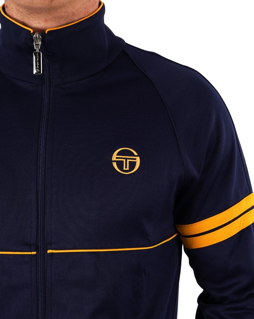 Sergio Tacchini Star Track Top Marineblau Altgold