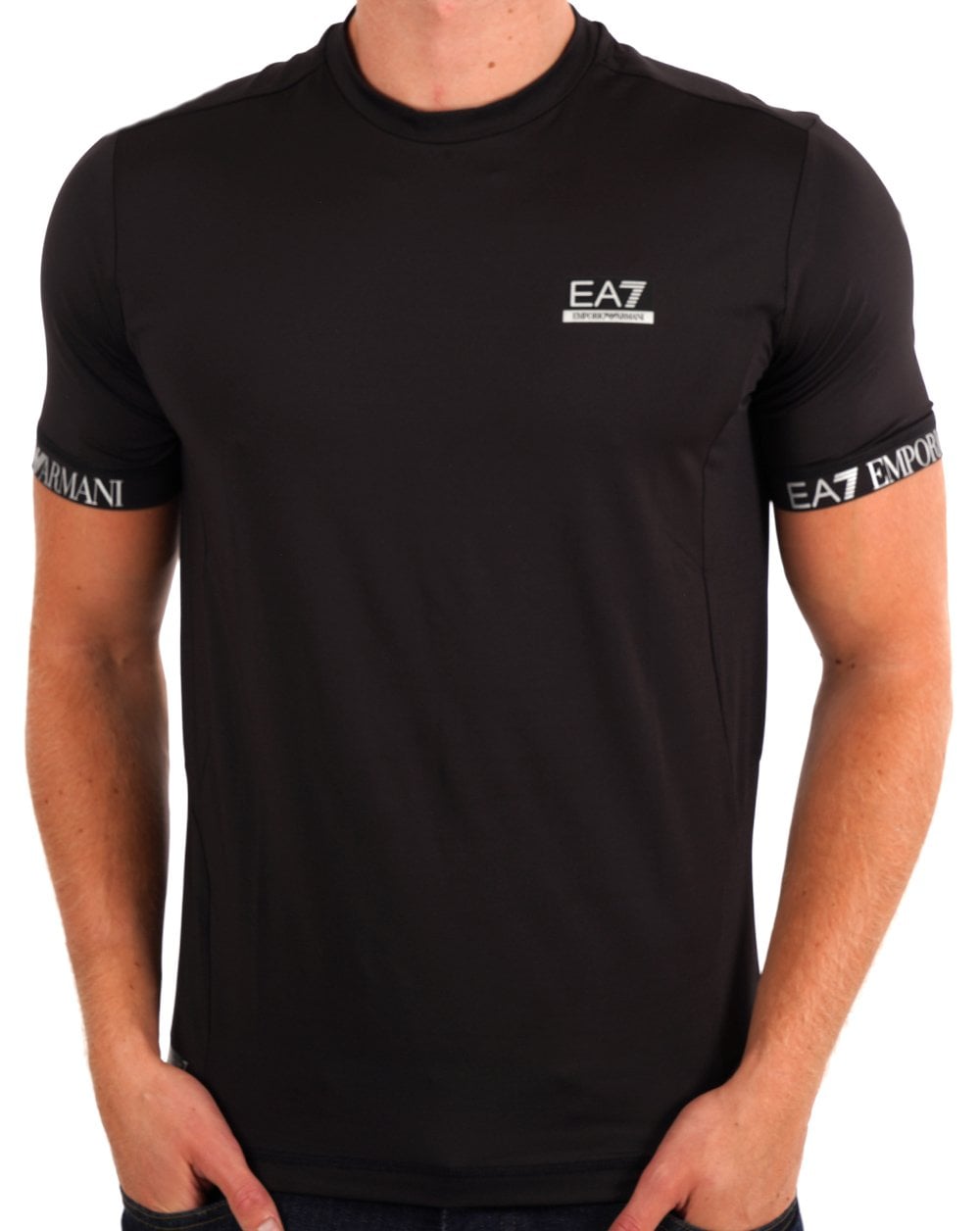EA7 Ventus 7 Box Logo T-shirt Black