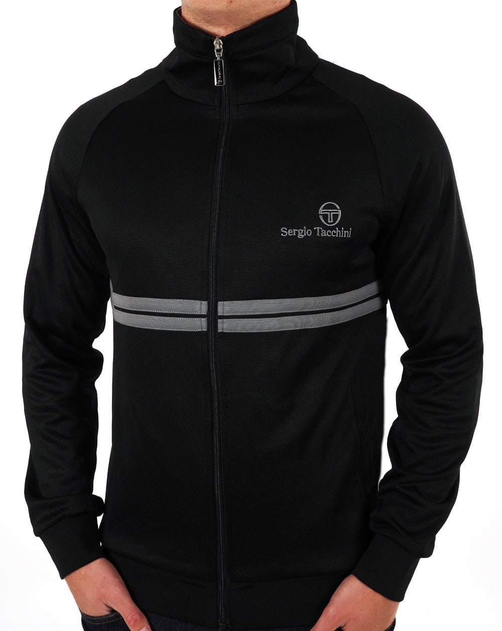 Sergio Tacchini Dallas Track Top Schwarz Grau