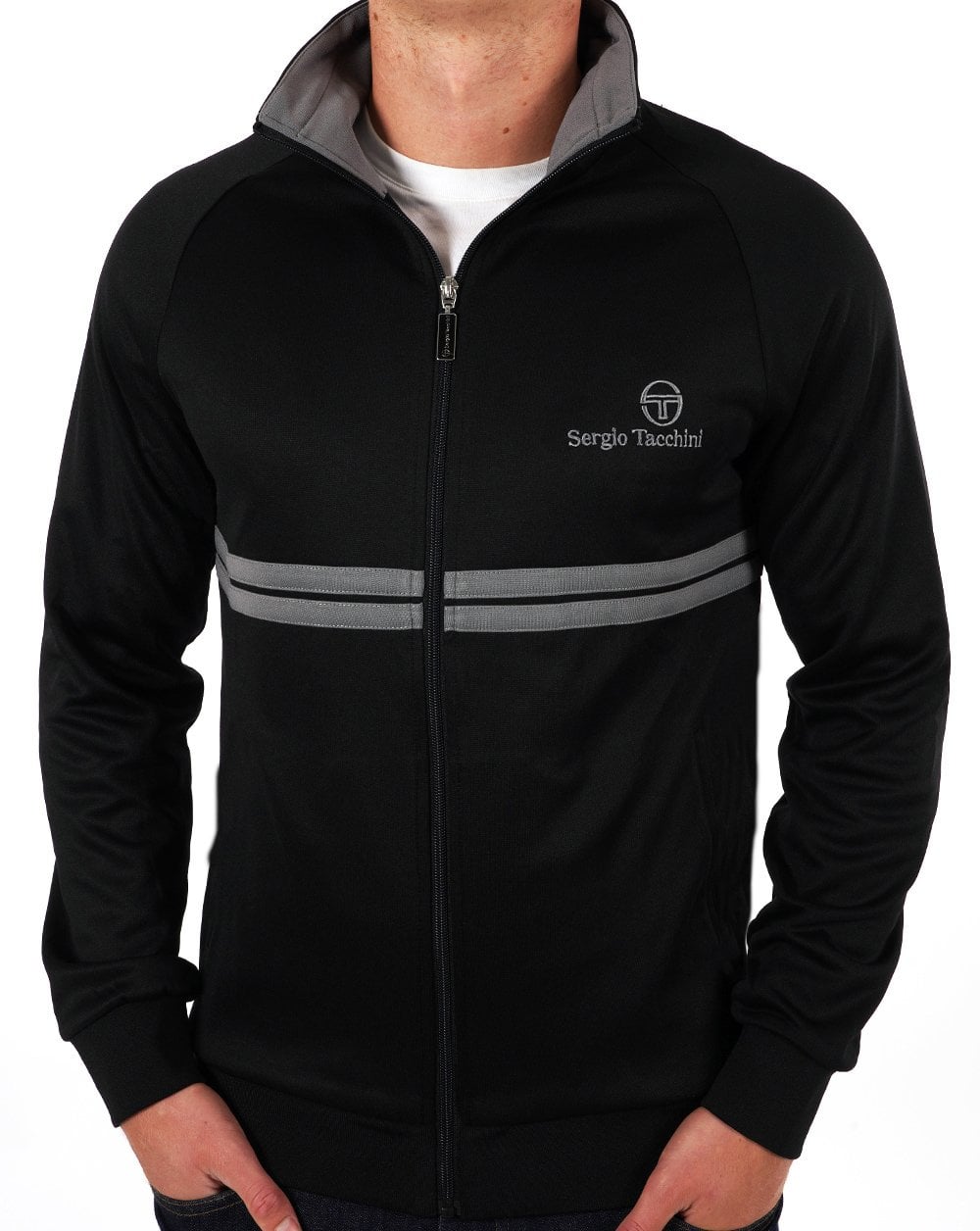 Sergio Tacchini Dallas Track Top Schwarz Grau