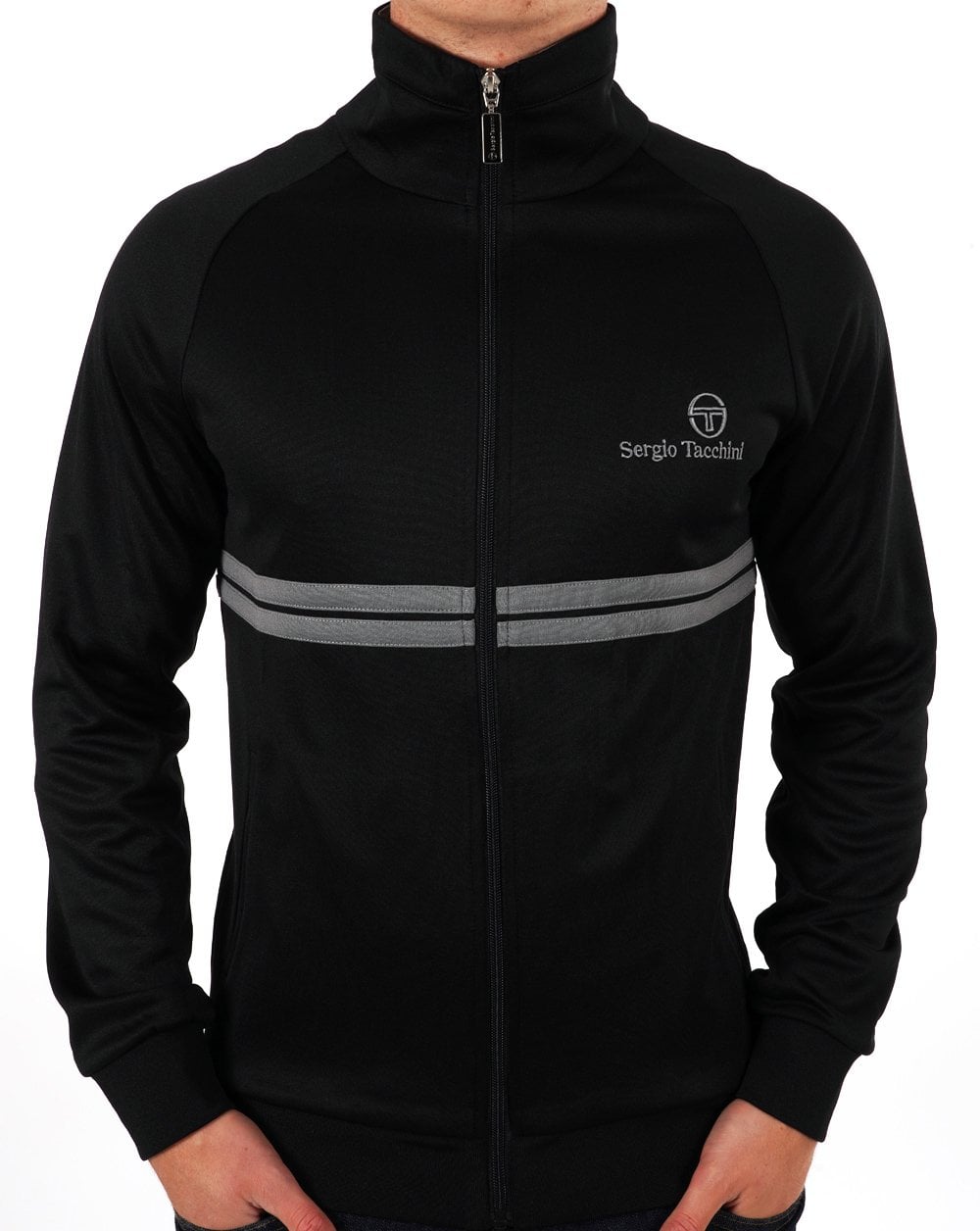 Sergio Tacchini Dallas Track Top Schwarz Grau