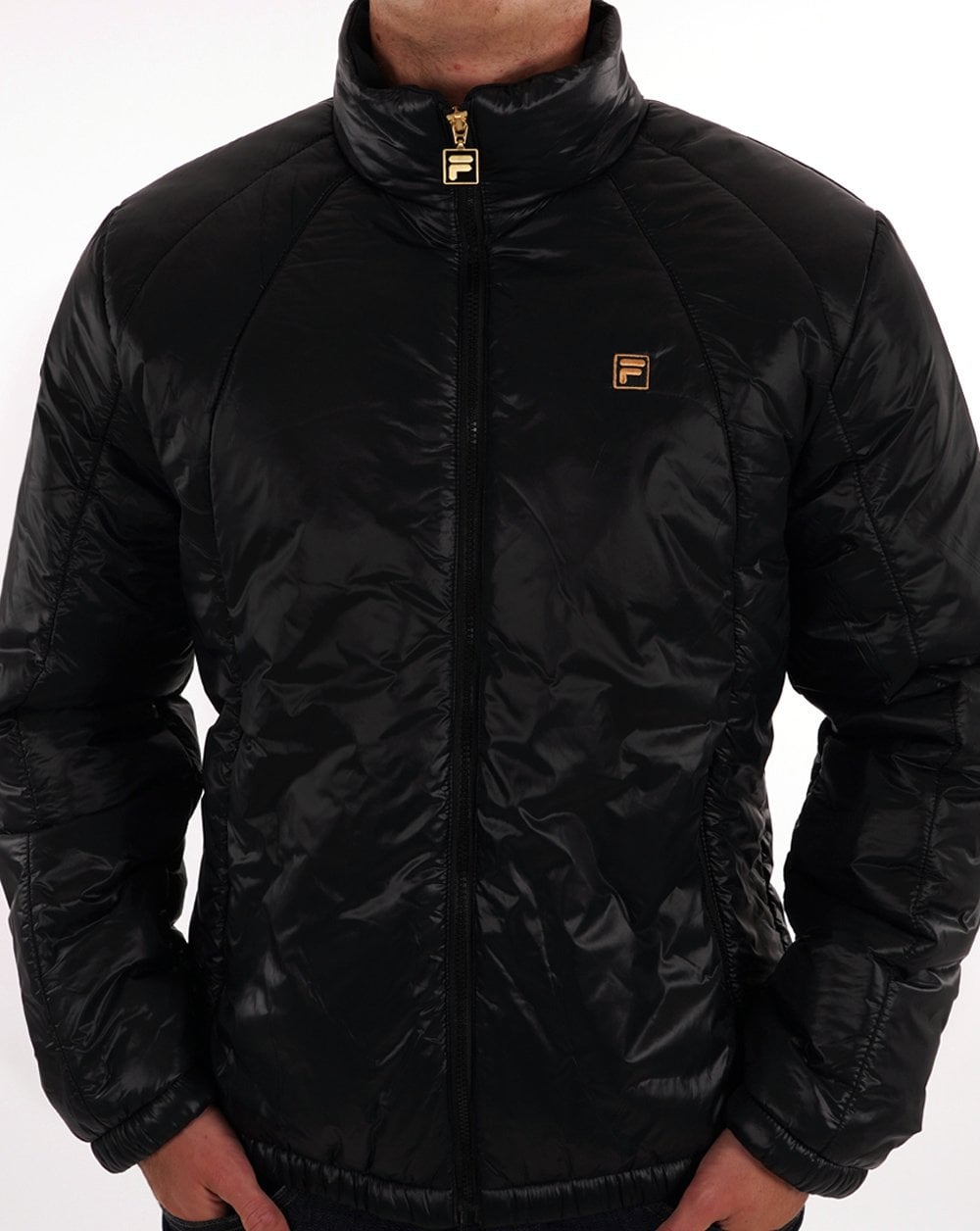 Fila Gold Matera Wattierte Jacke Schwarz