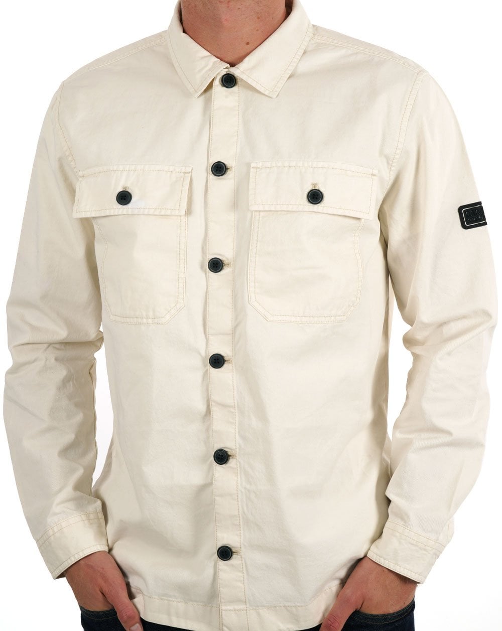 Barbour International Arlo Overshirt Whisper White