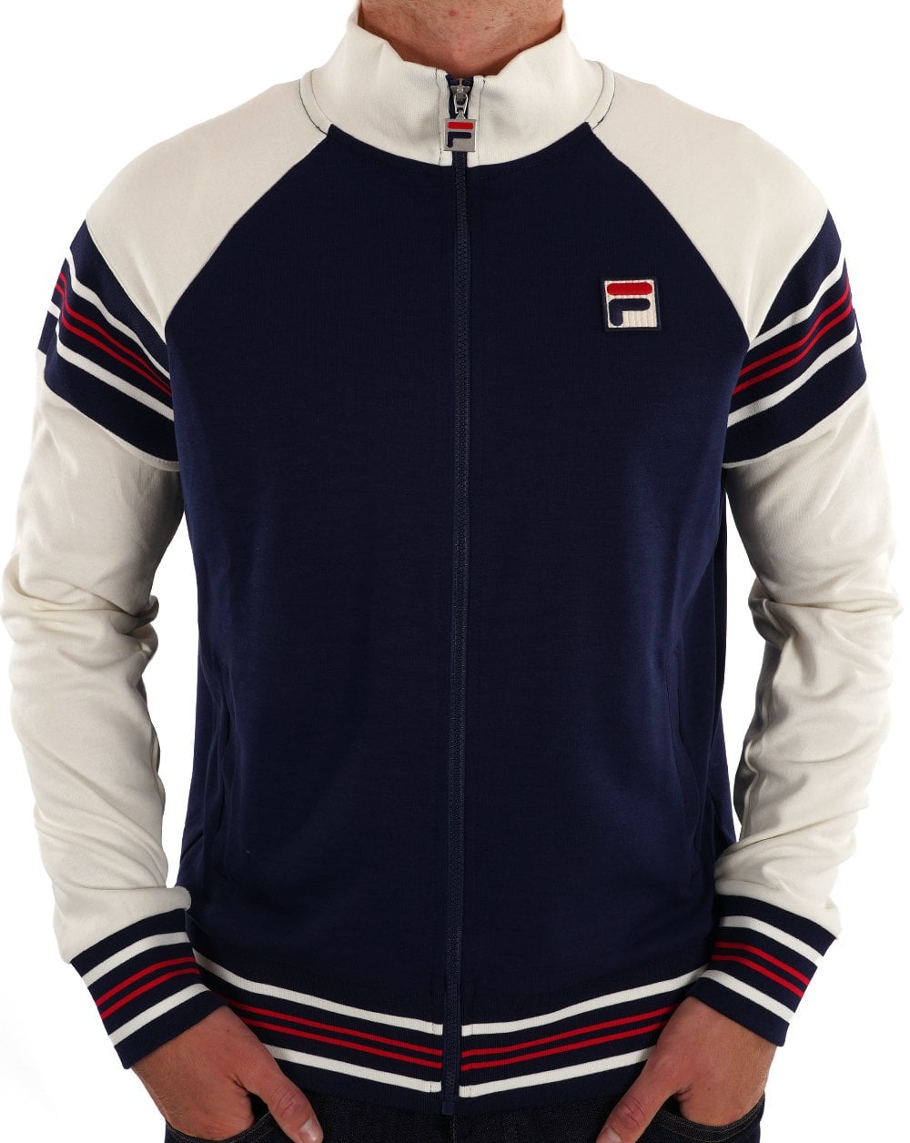 Fila Vintage Advantage Track Top Marine / Ecru