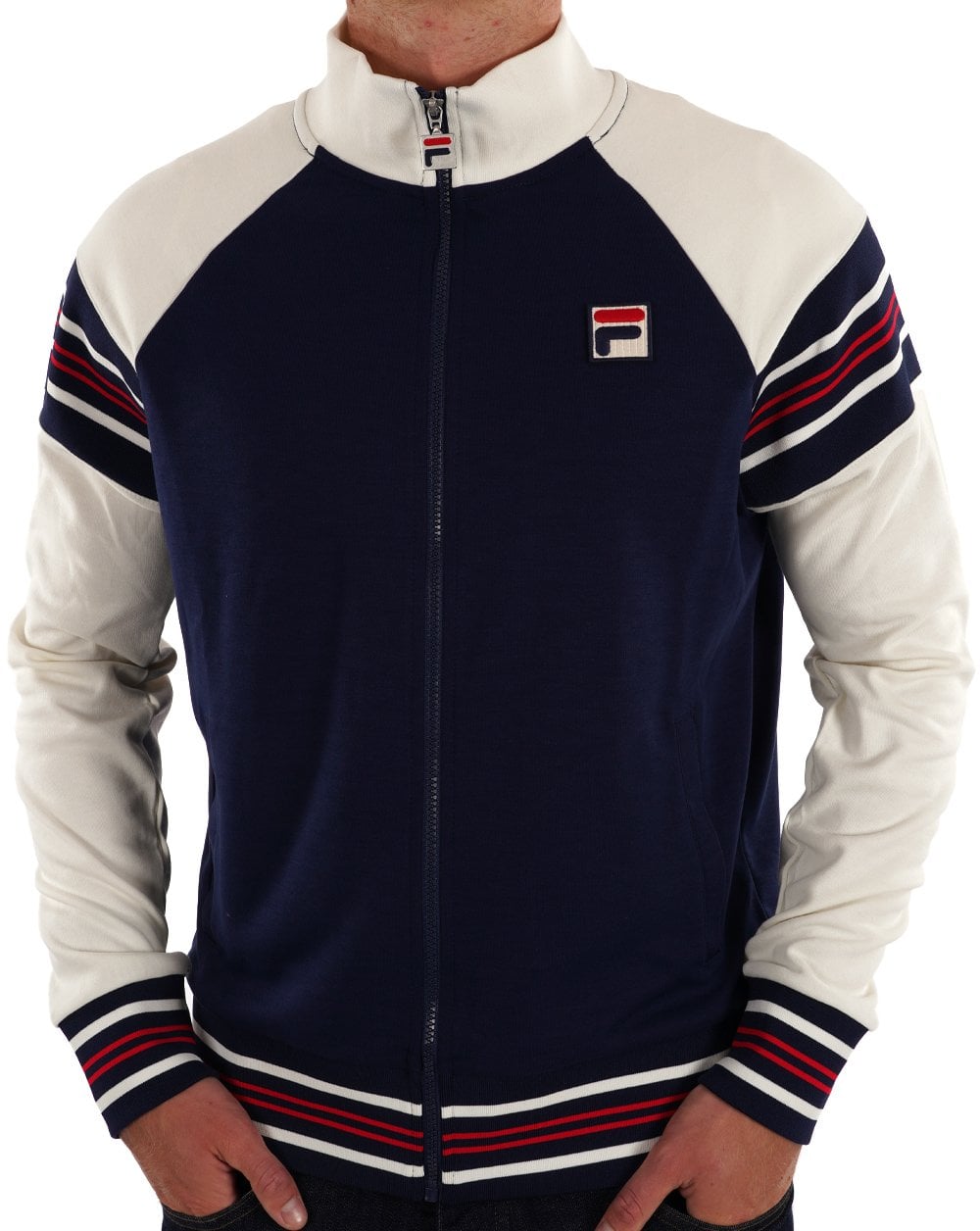 Fila Vintage Advantage Track Top Marine / Ecru