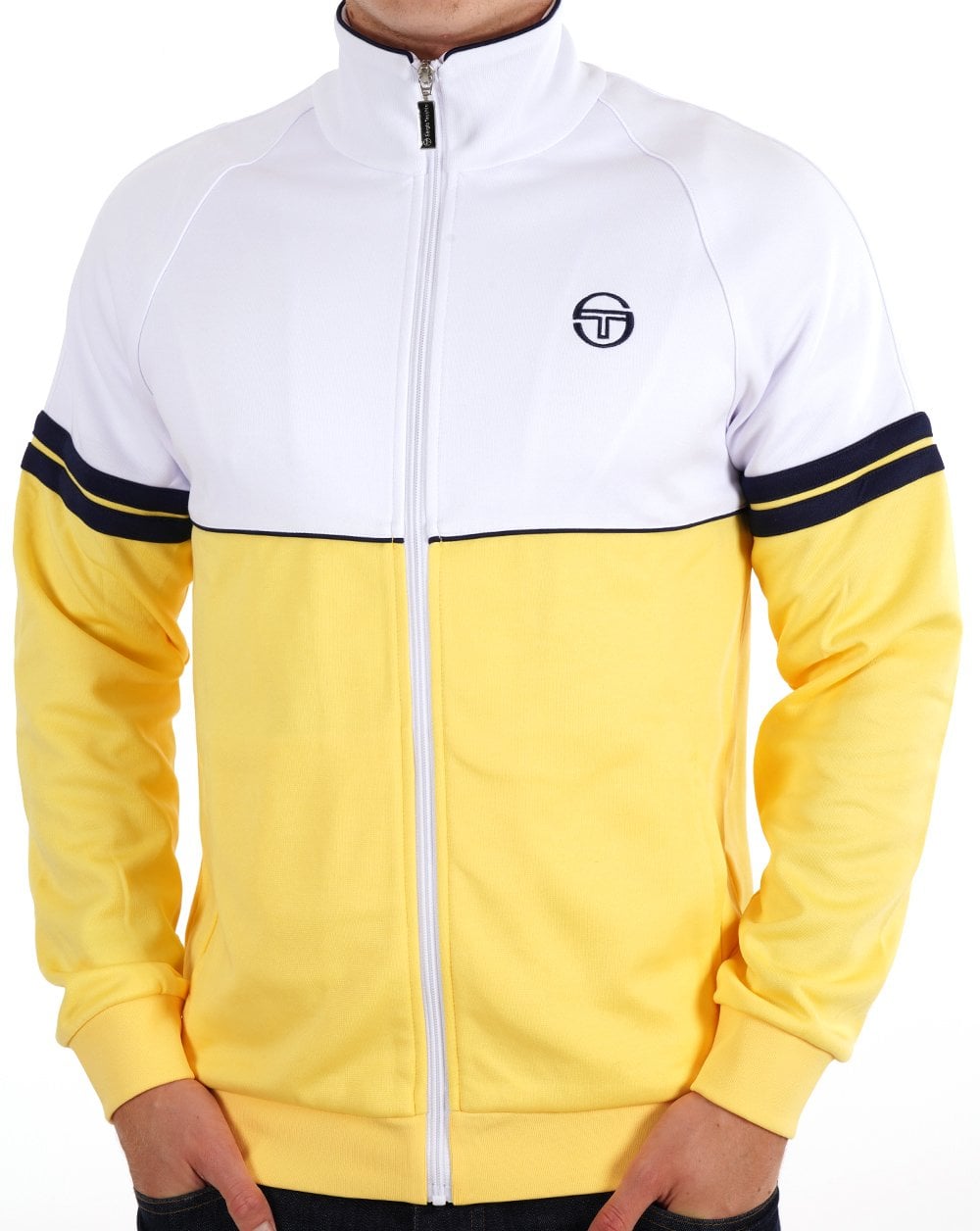Sergio Tacchini Orion Trainingsjacke Gelb/Weiß