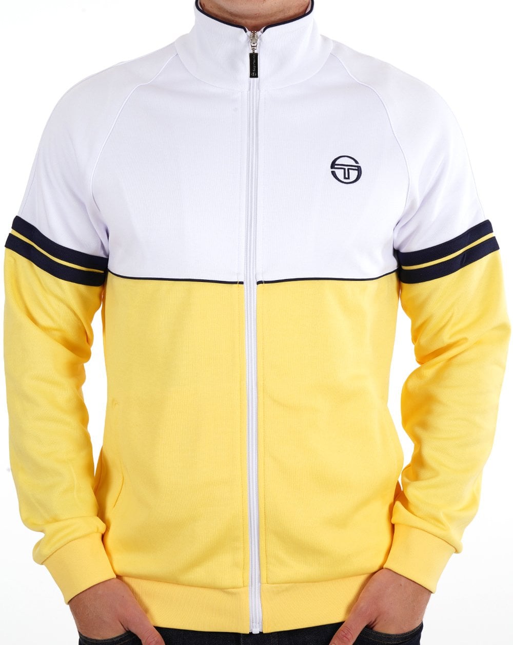 Sergio Tacchini Orion Trainingsjacke Gelb/Weiß