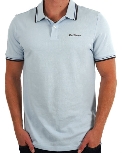 Ben Sherman Signature Poloshirt Himmelblau