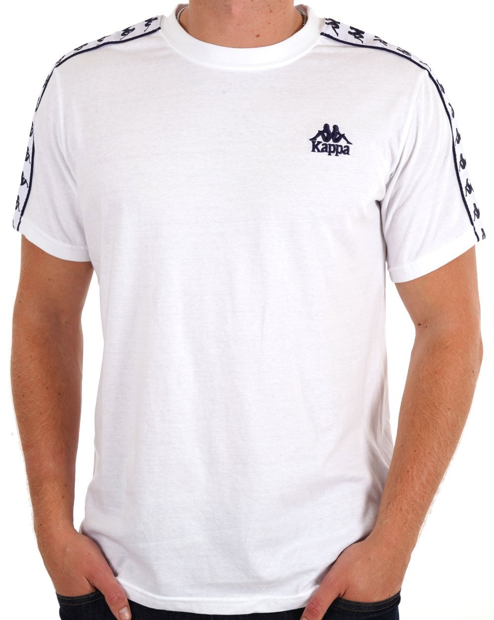 Kappa Umara T-Shirt Weiß/Marineblau