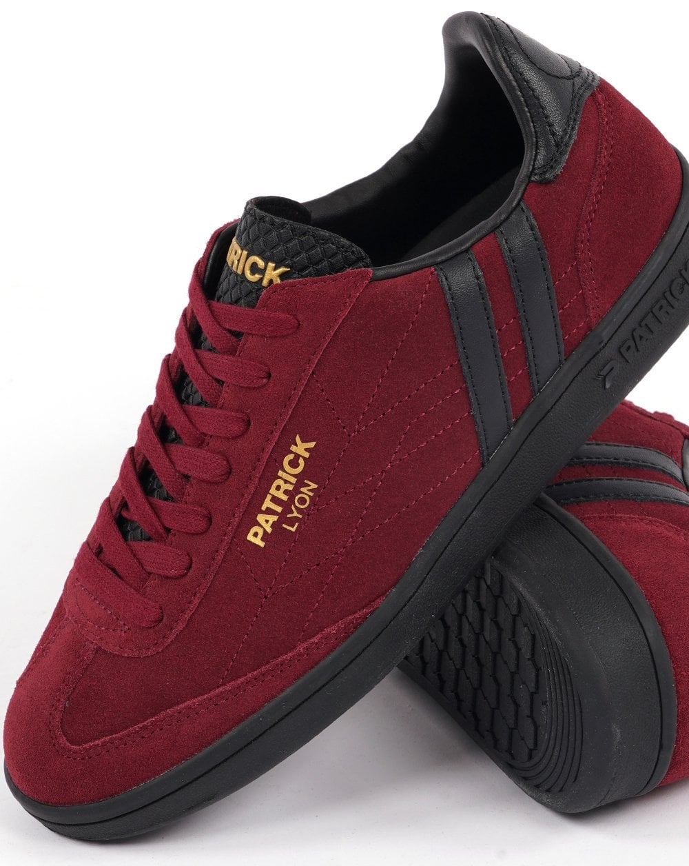 Patrick Lyon Sneakers Burgund/Schwarz