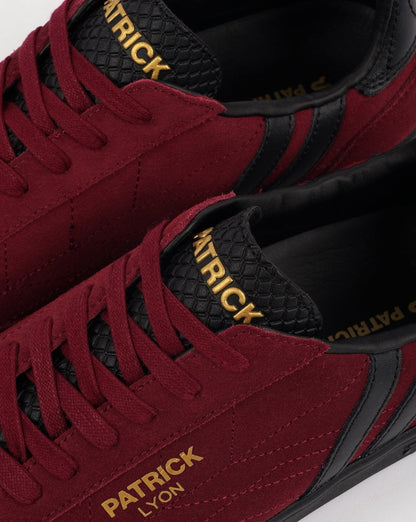 Patrick Lyon Sneakers Burgund/Schwarz