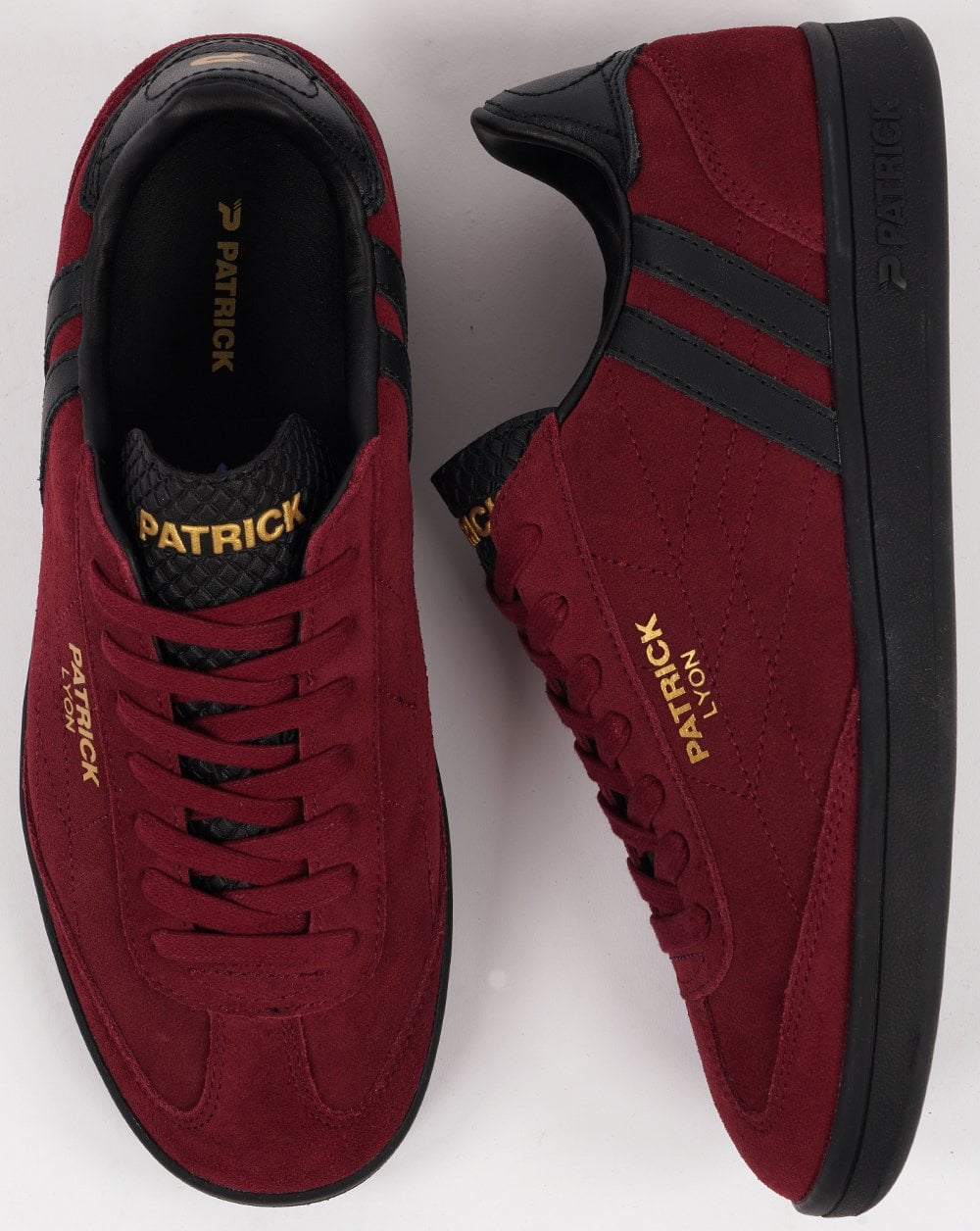 Patrick Lyon Sneakers Burgund/Schwarz