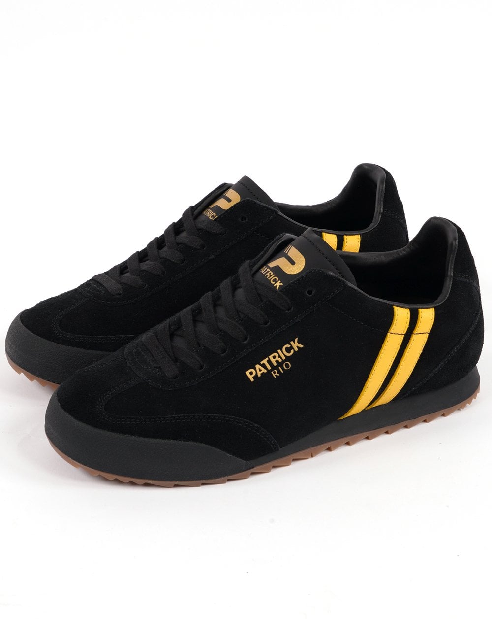 Patrick Rio Sneakers Schwarz/Gelb