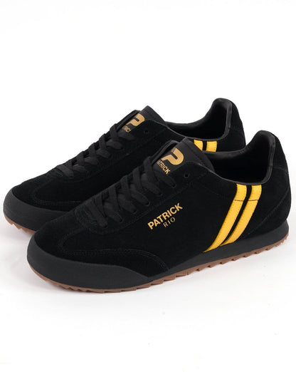 Patrick Rio Sneakers Schwarz/Gelb