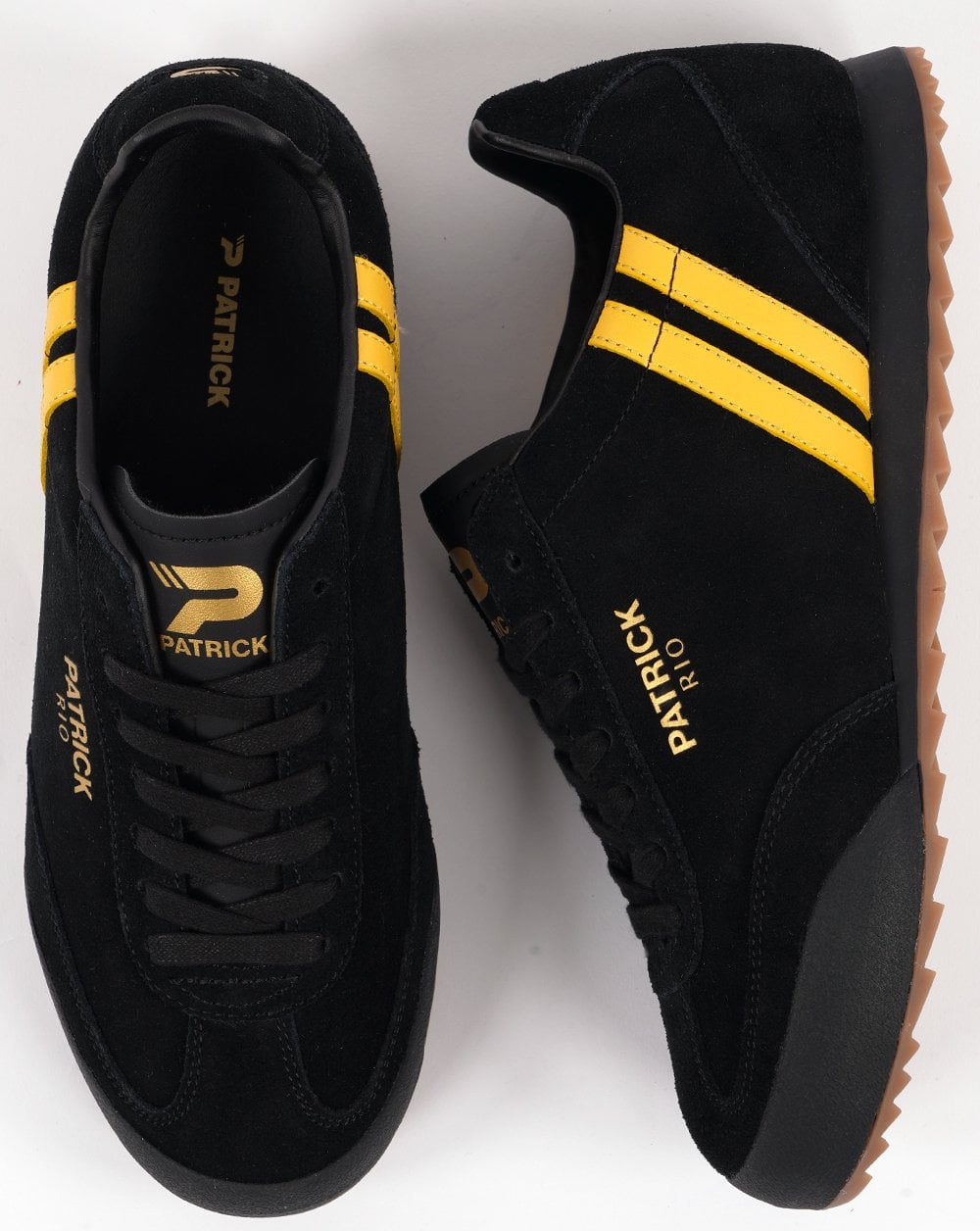 Patrick Rio Sneakers Schwarz/Gelb