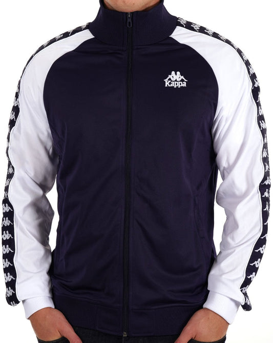 Kappa Kappa Uriah Trainingsjacke Blau Marineblau/Weiß