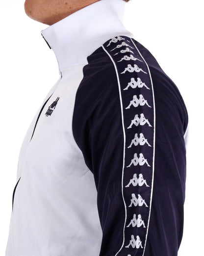 Kappa Uriah Trainingsjacke Weiß/Marineblau