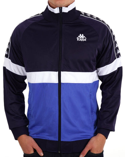 Kappa Unther Trainingsjacke Marineblau/Königsblau/Weiß