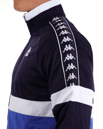 Kappa Unther Trainingsjacke Marineblau/Königsblau/Weiß