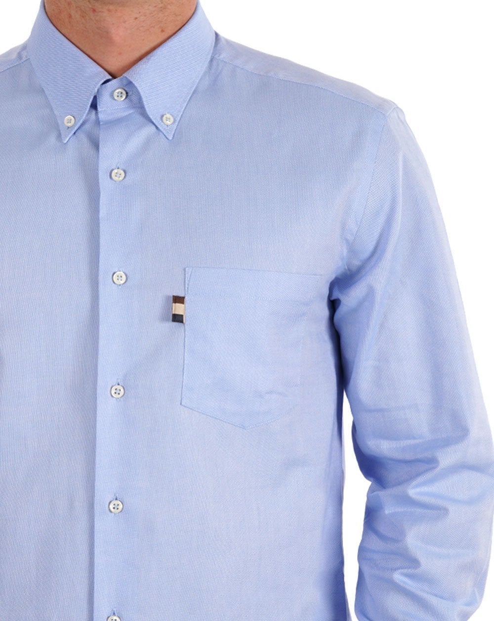 Aquascutum Oxford Hemd Hellblau