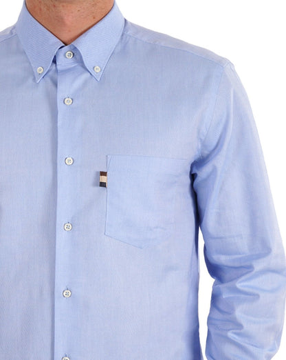 Aquascutum Oxford Hemd Hellblau
