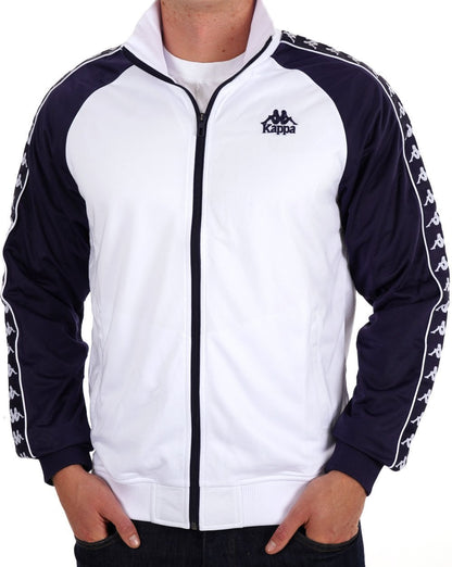 Kappa Uriah Trainingsjacke Weiß/Marineblau