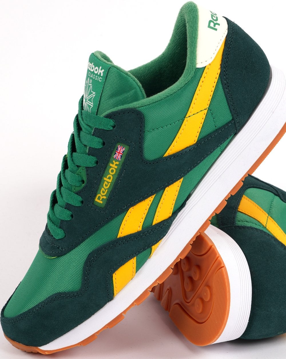 Reebok Classic Sneakers Grün Gelb